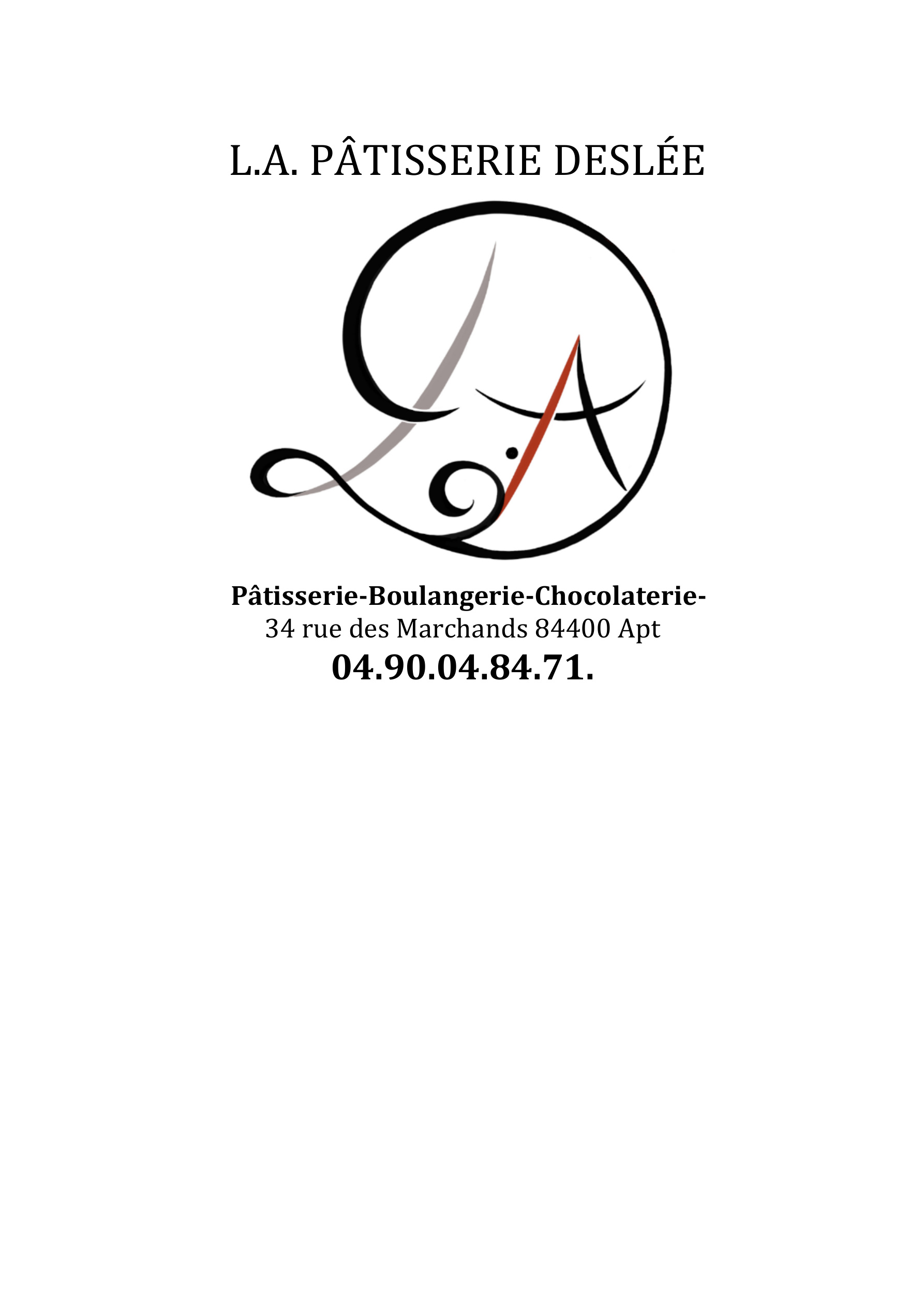 PATISSERIE DESLEE